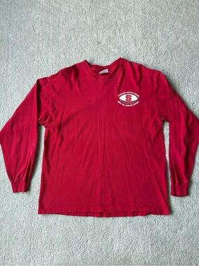 Hanes Red Crewneck Longsleeve